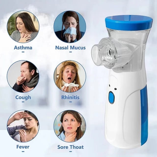 Portable Nebulizer Machine & Mask for Kids and Adults