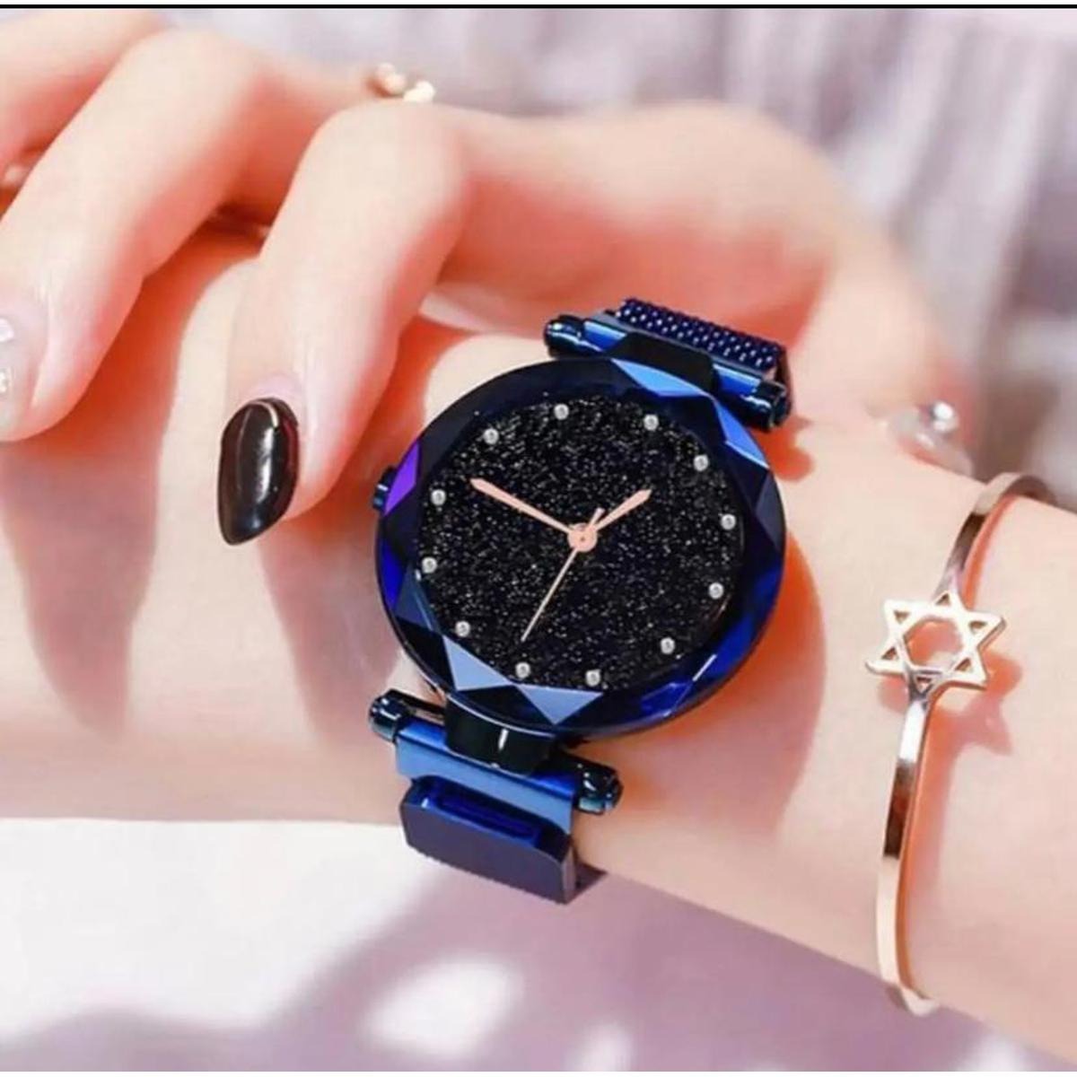Waterproof Led Digital Watch Stainless Steel Strap For Girls